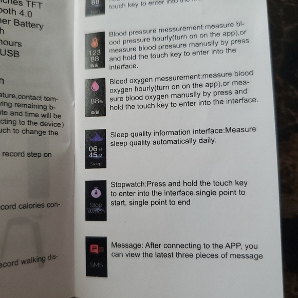 Fitness Tracker Smart Bracelet Wristband Pink NEW - Picture 9 of 11